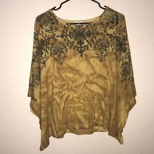Beautiful design gold blouse